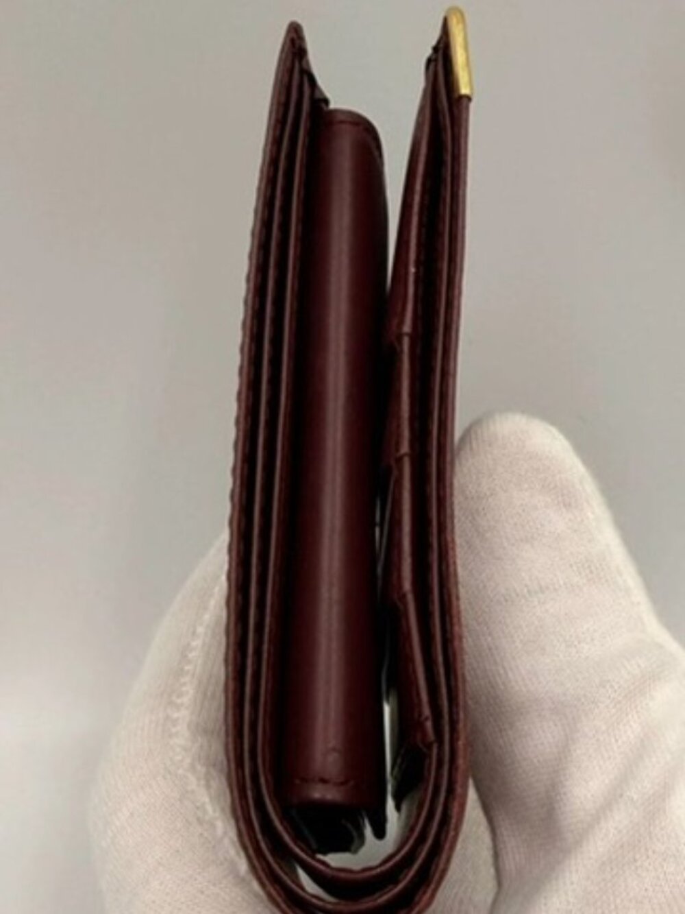 Cartier Must De Cartier Bifold Wallet — Burgundy - Picture 3 of 8